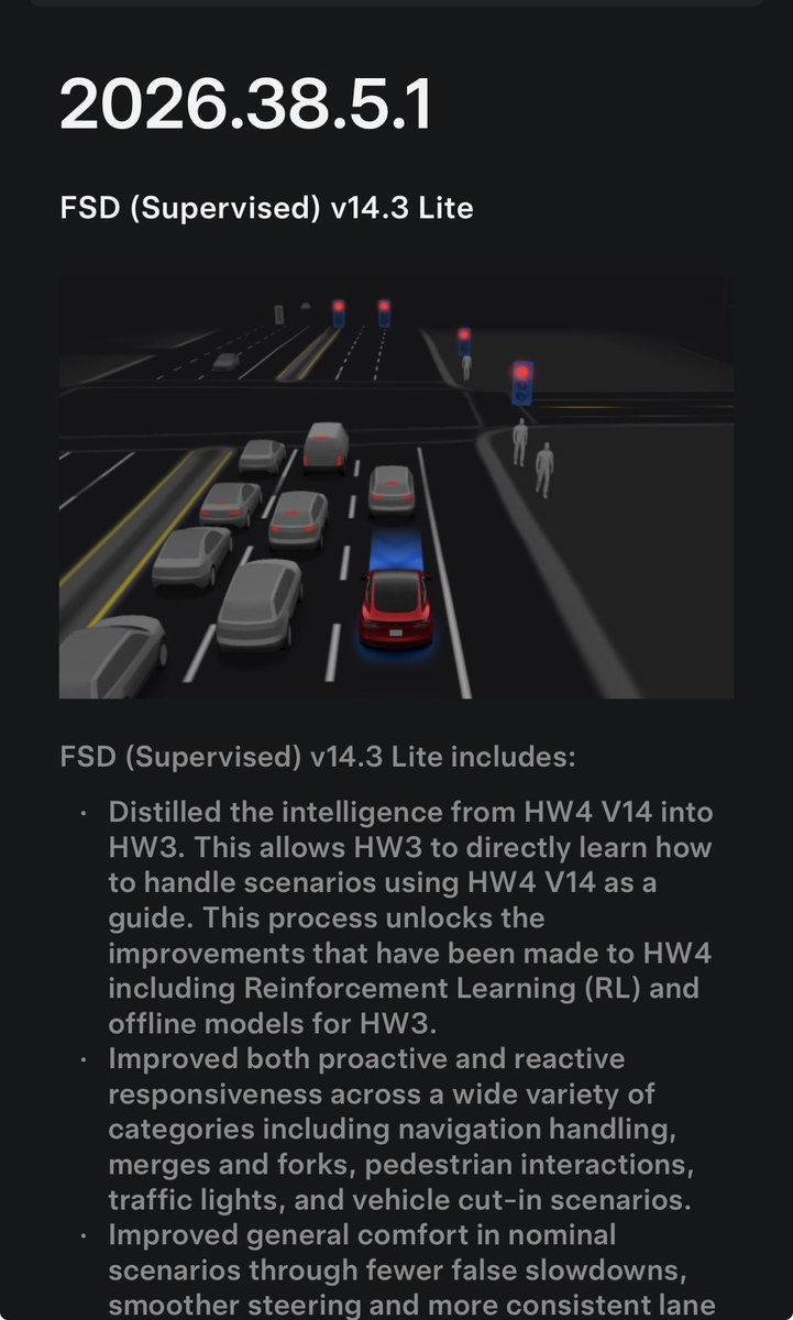 desijadoo's tweet photo. FSD 14.3 Lite for HW3 on 2022 Model S is rolling out now! ๐ฅณ #teslafsd #fsd #hw3 #fsdlite #tesla https://t.co/lxNAUOMNps