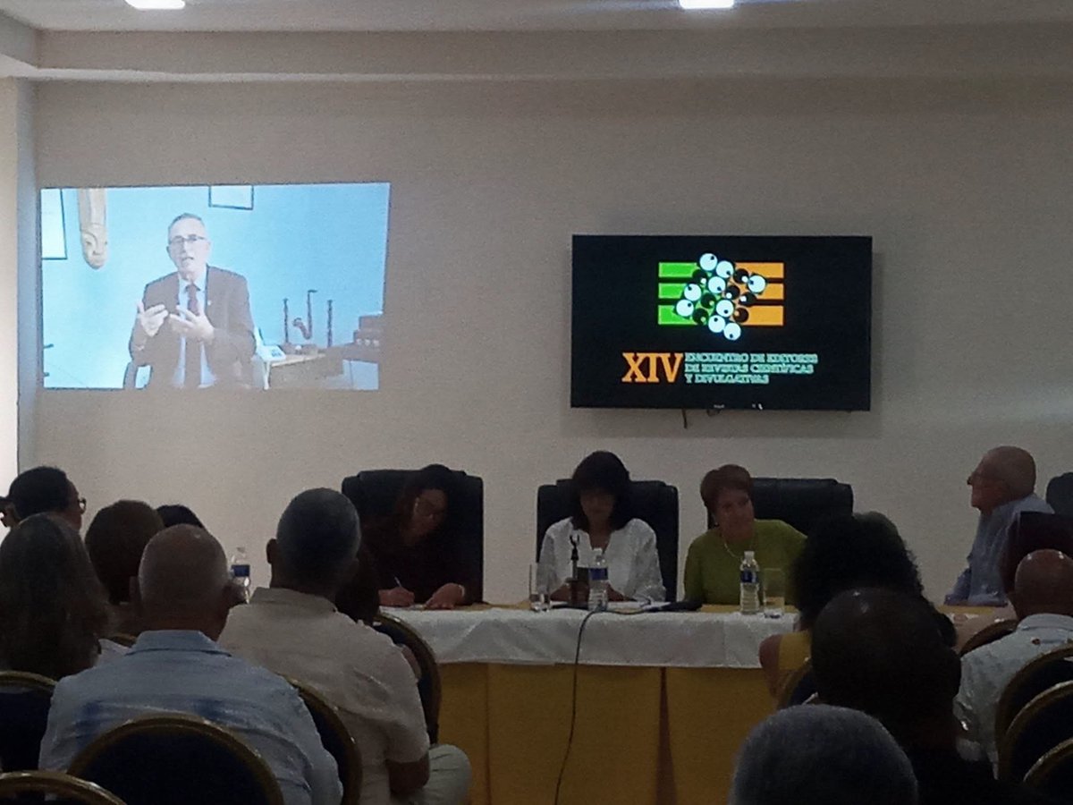 ICACuba's tweet photo. El Dr. C. Luis Velázquez Pérez, Presidente de la Academia de Ciencias de Cuba, envió un mensaje de bienvenida a los participantes del XIV Encuentro de Editores de Revistas Científicas y Divulgativas 2026.
#Cuba #ICACuba #ciencia #CJAS60 #Revistas #Mayabeque @CubaMES https://t.co/PADiTbtqoQ