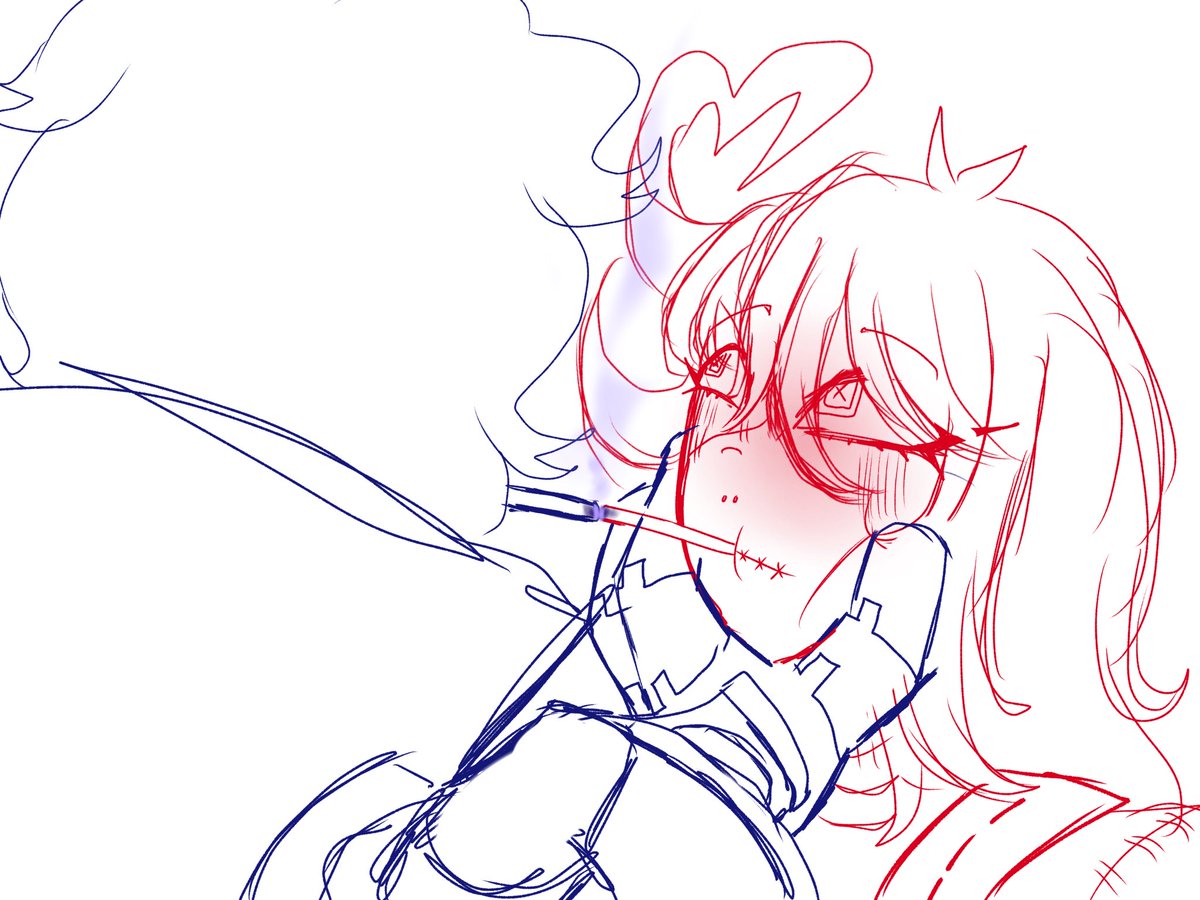 AlinaTexidor's tweet photo. [CW: smoking]

There’s no way he smoking their ashes out of him 💀 #crawlshot #yumetwt #yumeship #cavsona #cav https://t.co/OmJIxzQiy6