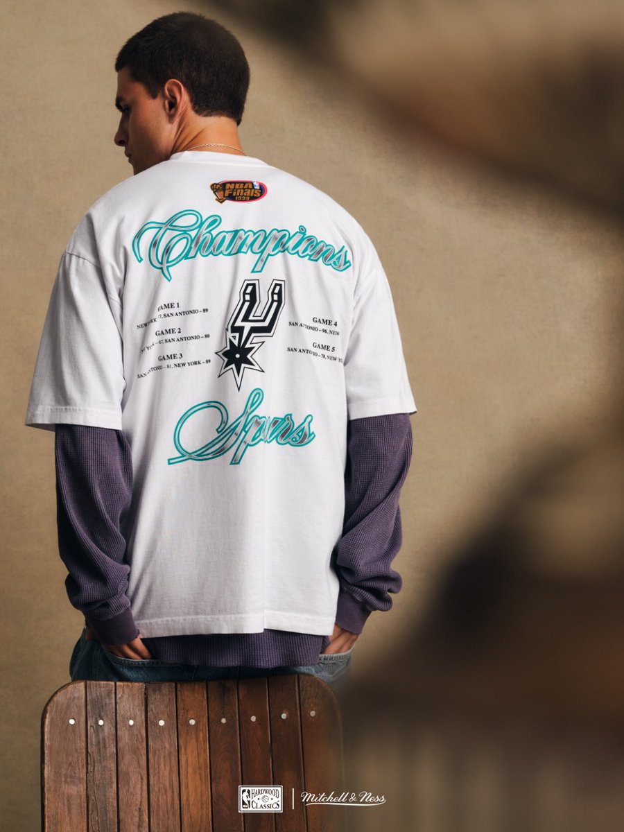 mitchell_ness's tweet photo. Remembering unforgettable title runs that defined their eras, the Legacy Made Collection celebrates the victories that became part of sports lore.

Keep the memories alive, with new NBA Championship HWC Apparel &amp; Headwear. https://t.co/XeiymWXLWK