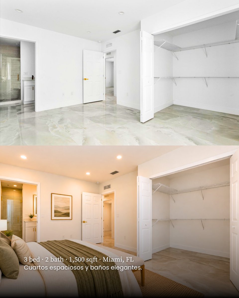 sabizrealty's tweet photo. FOR RENT 🔑 $2,995|m
Nueva construcción en Miami sin HOA, aprobación rápida y proceso de aplicación flexible. 

📍 Miami, FL
🛏️ 3 Bedrooms 🛁 2 Bathrooms 
📐 1,500 Sq Ft 
🏗️ Built 2025
🚗 Driveway Parking · 🌿 Private Patio · No HOA · First Floor

📲(786) 600-0432 https://t.co/F3y4BtQvV0