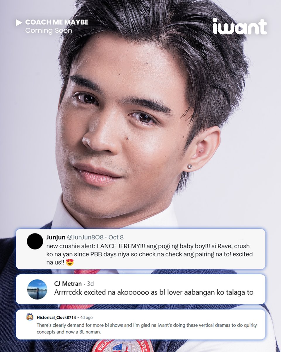 ofc_iwant's tweet photo. Ippon! It’s a victory for BL series 🥋💙👨🏻❤️🧑🏻
Maraming salamat sa mainit ninyong pagtanggap sa project announcement ng first vertical BL Series ng ABS-CBN Studios at iWant.
Tumutok lang sa iWant socials for more updates.
#CoachMeMaybe coming soon! 👀 https://t.co/MEamgAR16Q