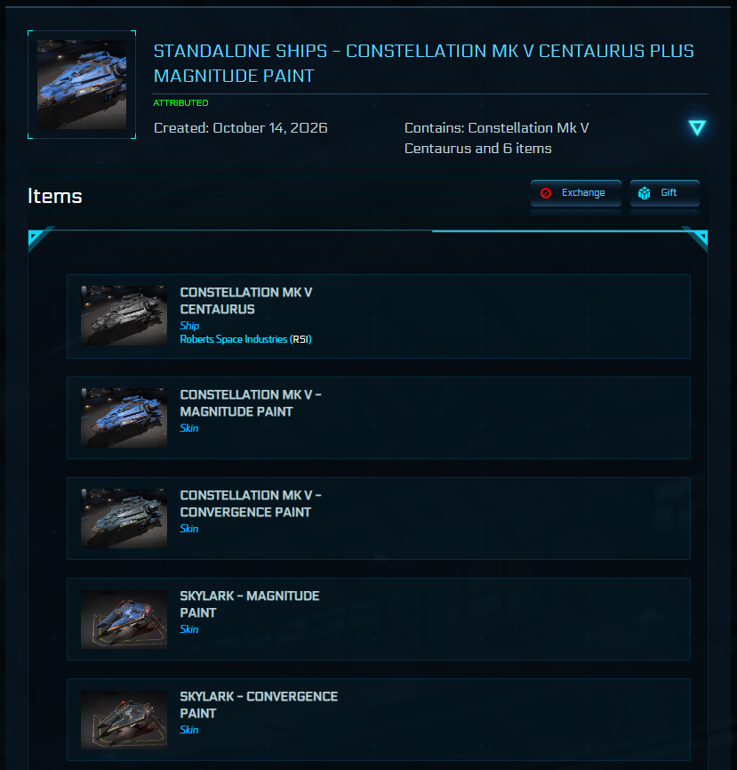BTV_Cast's tweet photo. New RSI Constellation MK V Centaurus

The strongest question is not simply whether the new ship looks better.

It is whether CIG can introduce a compelling new generation while keeping the older ships useful and supported. #starcitizen https://t.co/egBospOGMP