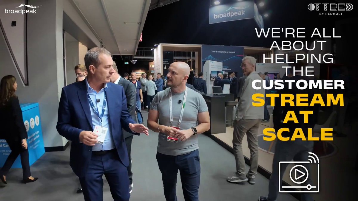 broadpeak's tweet photo. 🎥 How do you stream massive live events like the IPL and World Cup at scale? Catch Broadpeak CEO Jacques Le Mancq in conversation with Chris Redmond on scalability, monetization and anti-piracy. Watch now 👇#ICYMI #IBC2026 
https://t.co/smCQVckmWA https://t.co/hRIvrbWgC9