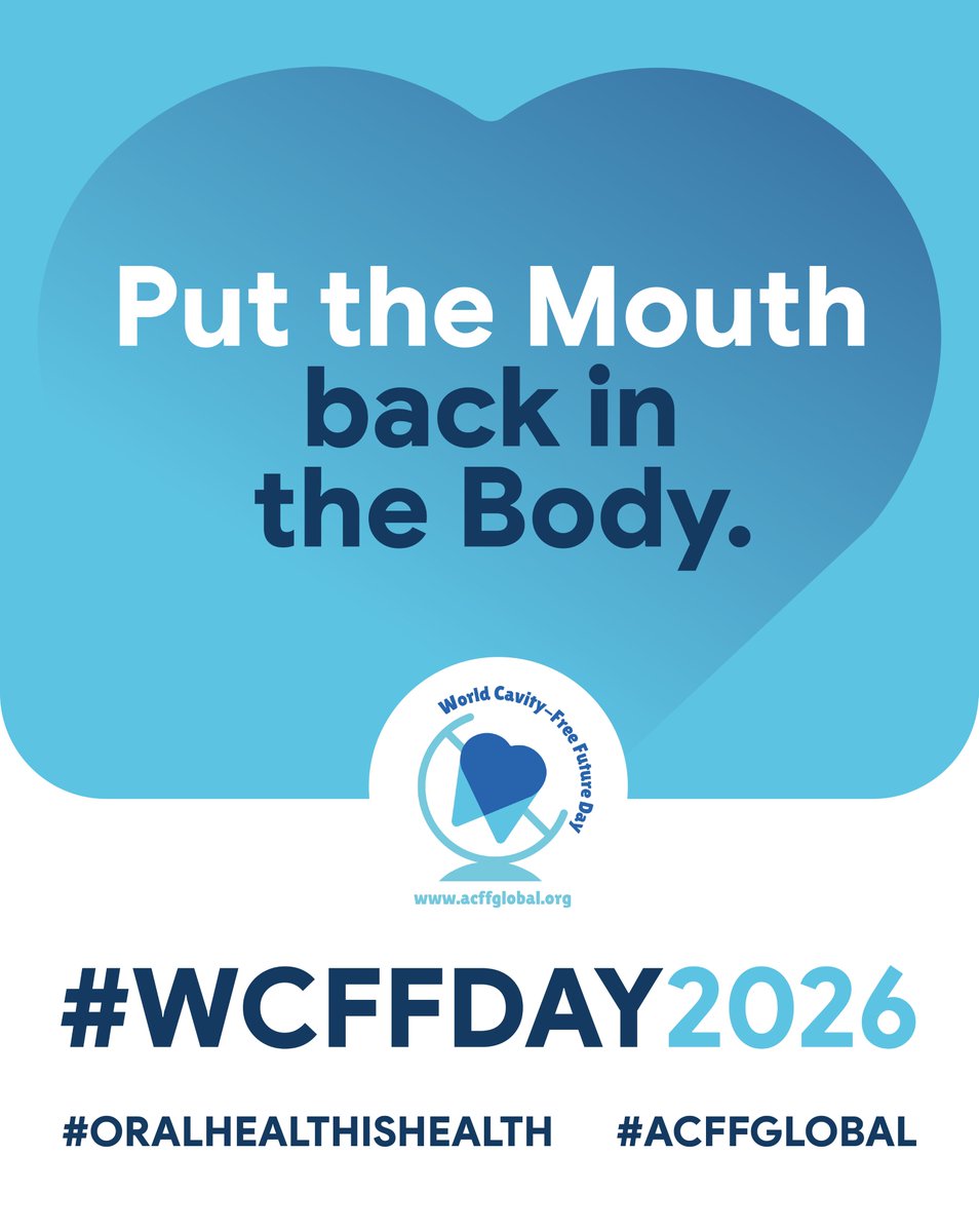 MayTadSDG3's tweet photo. Happy World Cavity-Free Future Day! 🌍🦷

You cannot have a truly healthy body without a healthy mouth. It's time to break down healthcare silos and treat the whole person.
Let's Put the Mouth back in the Body! 
#WCFFDay2026 #OralHealthIsHealth #ACFFGlobal #HolisticHealth https://t.co/FIOIneNuj1