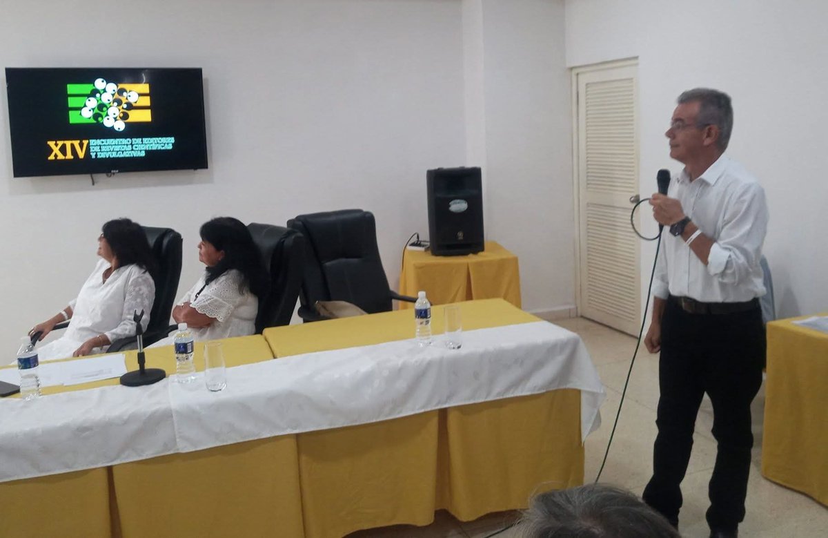 ICACuba's tweet photo. La conferencia inaugural del XIV Encuentro de Editores de Revistas Científicas y Divulgativas 2026 estuvo a cargo del Lic.  Froilán Arencibia Mederos, prestigioso presentador de la televisión cubana.
#Cuba #ICACuba #ciencia #CJAS60 #Revistas #Mayabeque @CubaMES https://t.co/NwlD0EQuHI