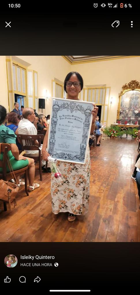 LorenaCBello87's tweet photo. Llegó el  #Aniversario333 de #MatanzasEnamora y no faltó el reconocimiento a nuestras #MujeresEnRevolución https://t.co/YwYFXB6JjL