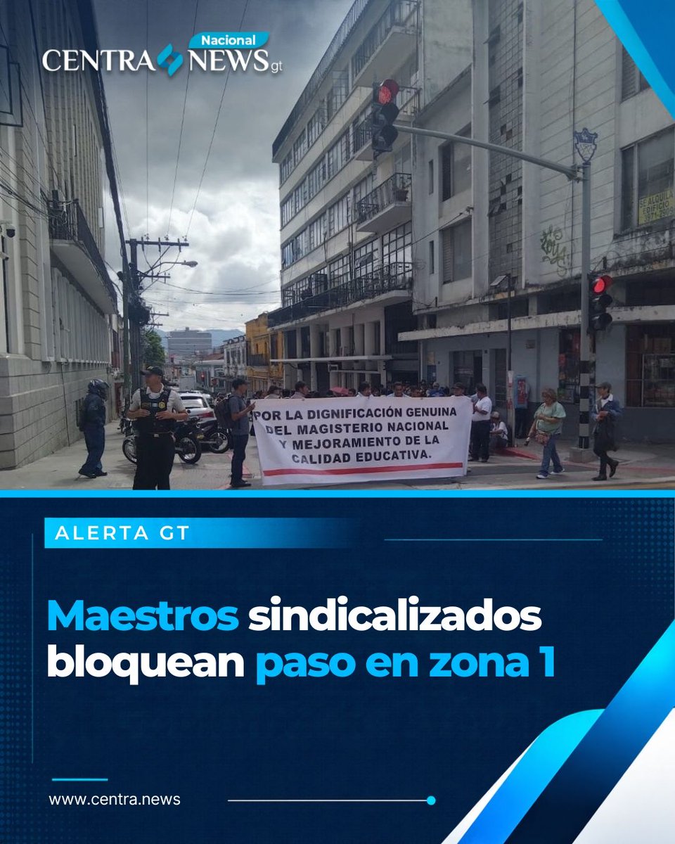 CentraNewsGT's tweet photo. 🚧⚠️ #AlertaGT | Amílcar Montejo informó que manifestantes mantienen cerrado el tránsito en la 11 calle y 8.ª avenida de la zona 1 capitalina. 

Las autoridades realizan desvíos hacia el sur del Centro Histórico.

#TráficoGT #Manifestaciones #Guatemala https://t.co/Wr8MjIqrC6