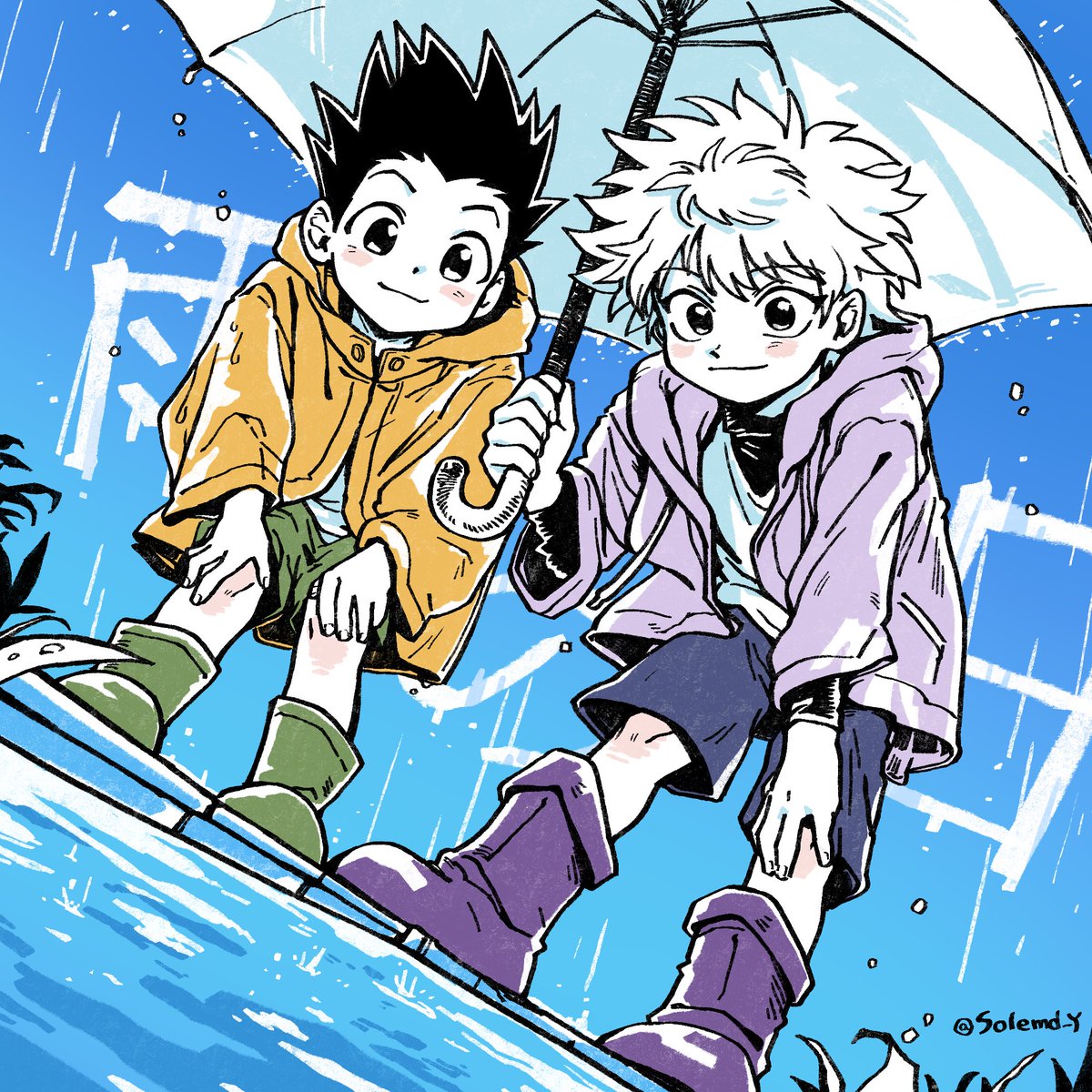 solemd_y's tweet photo. キルゴン 🛹🎣 雨の日☔ https://t.co/uAyonttwlI