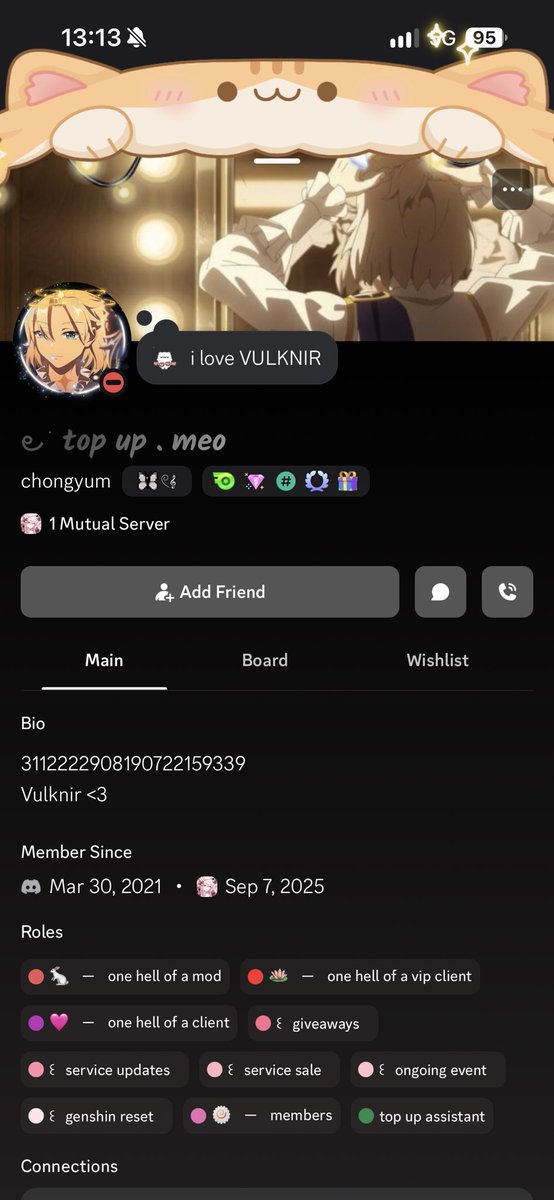 nekominetwork's tweet photo. @Scaras_givey @cielikes ciel still has him as staff in her server btw , betterdiscord shows it https://t.co/hKrBsXPrSW