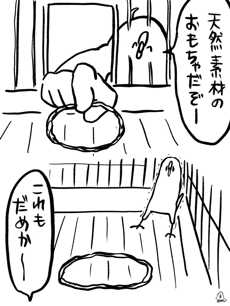 BuncheeAZ's tweet photo. 文鳥のおもちゃ選び難しい https://t.co/x6P1egBwCP