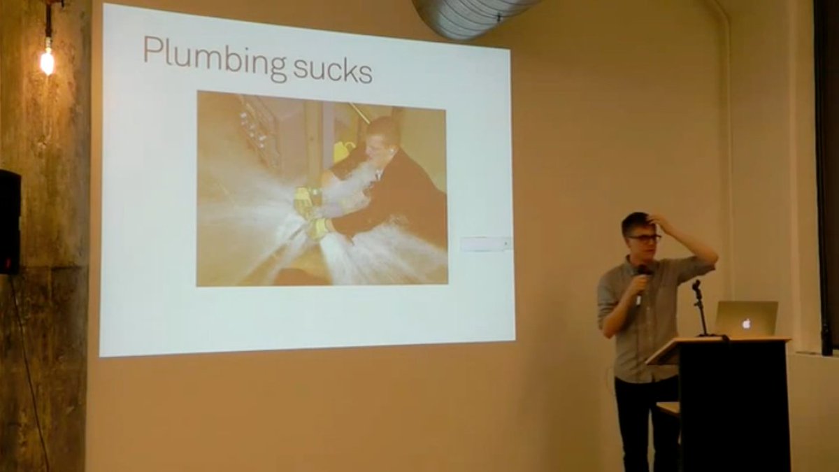 petesoder's tweet photo. @bernhardsson w00t! nice one eric. as you once said (a very long time ago) "plumbing sucks" https://t.co/z6Nj48IaOS