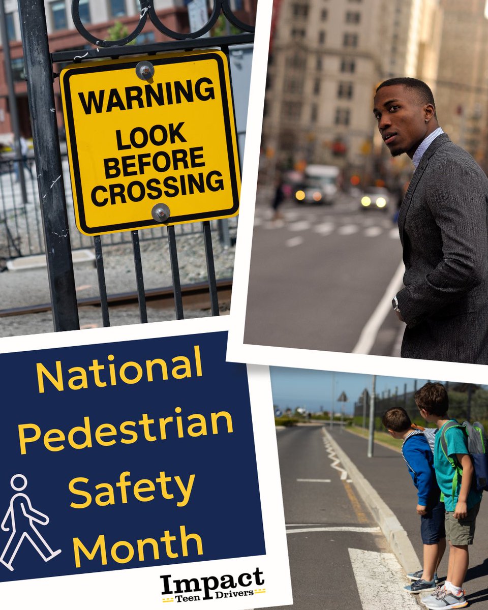 impactdrivers's tweet photo. Third Tip of National Pedestrian Safety Month: Everyone should stop, look, and listen before crossing the road! Check that it is safe to cross then keep your eyes up and attention focused throughout the crossing.

#PedestrianSafetyMonth #RoadUserSafety #StopLookListen https://t.co/JgduD7fh5z