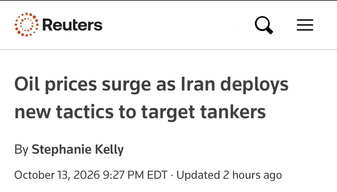 A screenshot of a Reuters news article page, with the Reuters logo and search and menu icons at the top, followed by a large headline, byline, and publication date. The page contains text.