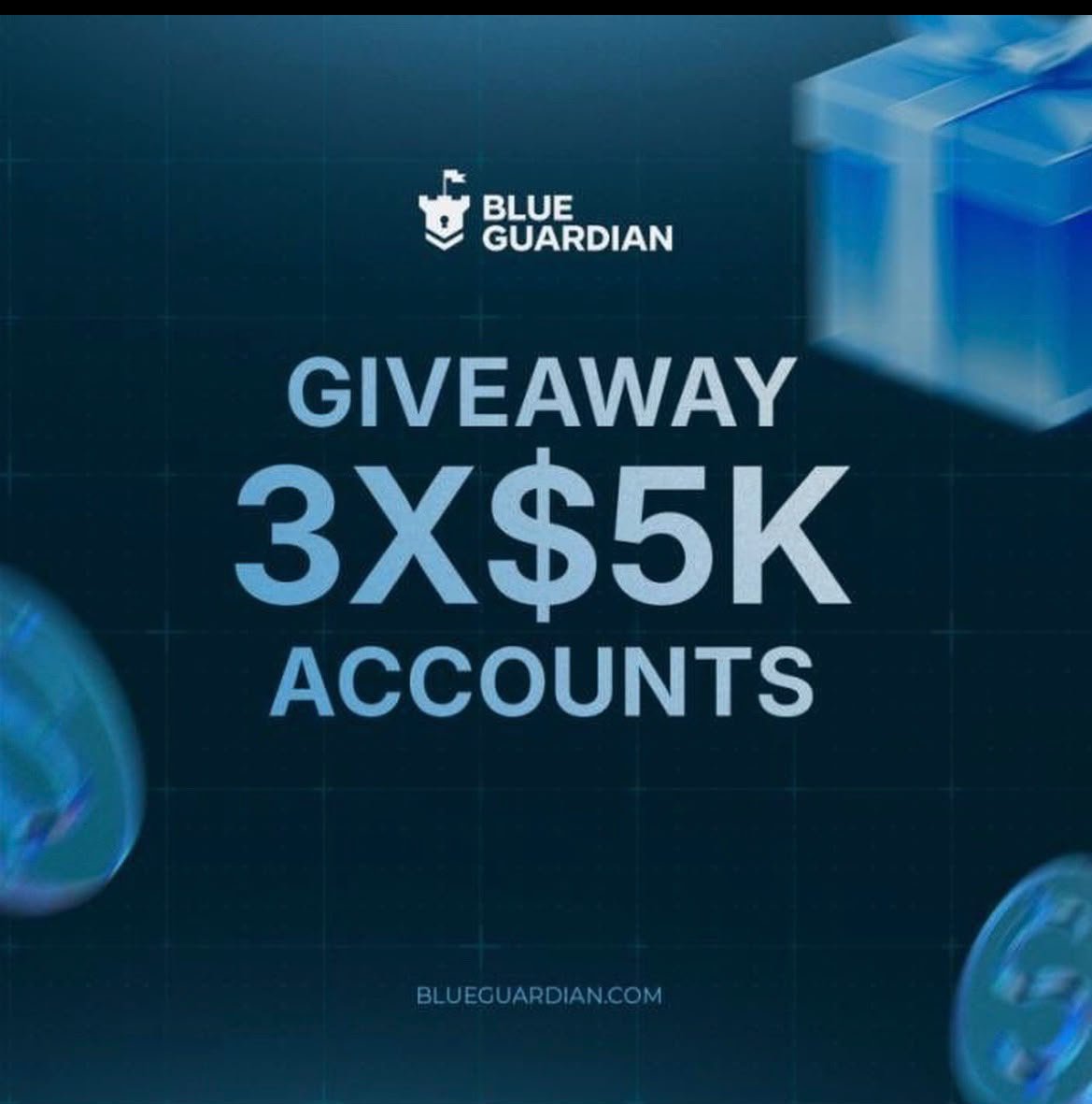 Crazy_zone100's tweet photo. 🎁 Giveaway alert 🎁
3x5 account 
 
1. Follow
@BlueGuardiancom
@GuardianFutures 
@GuardianTvLive
@Crazy_zone100 

1. Like, retweet and tag 2 friends

2. Add us as favorite firm at https://t.co/uySenhqwzb 

End in 72h https://t.co/zhPW66J96P