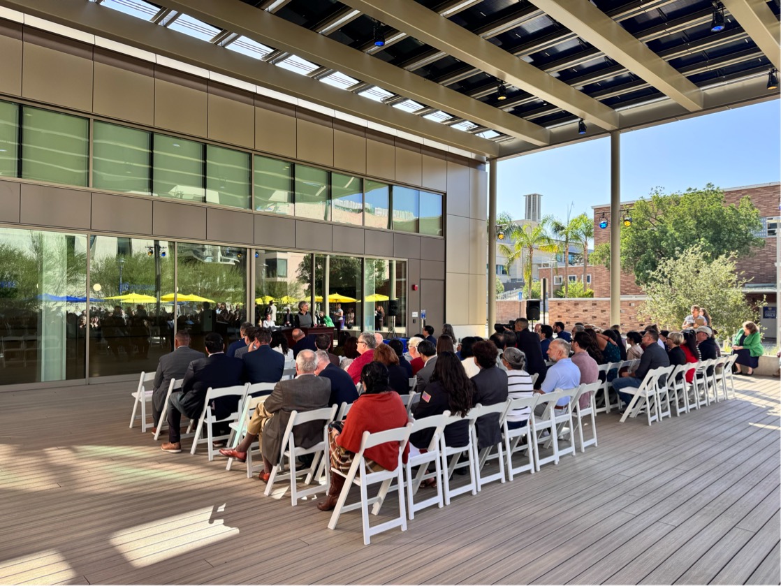 CoffmanEngineer's tweet photo. A great day at @UCRiverside celebrating the ribbon cutting of the new Undergraduate Teaching &amp; Learning Facility! 🎉 Proud to provide civil and structural engineering services for this transformative 120,000 sf design-build project. Congratulations to the entire project team! https://t.co/wuq2Ku6xlH