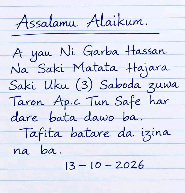 DaudaZakar65362's tweet photo. Kayi dai dai wallahi https://t.co/Ejnd3TXatW