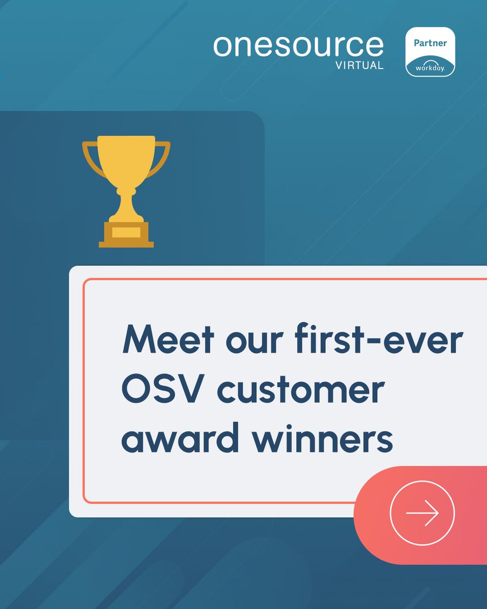 OneSourceV's tweet photo. Introducing our first-ever OSV Customer Award winners. 🏆 
Whataburger (Payroll Tax Excellence), Wayne-Sanderson Farms (HR Champion), Southeastern Freight Lines (Finance Innovator) https://t.co/DD4cM1QzA4