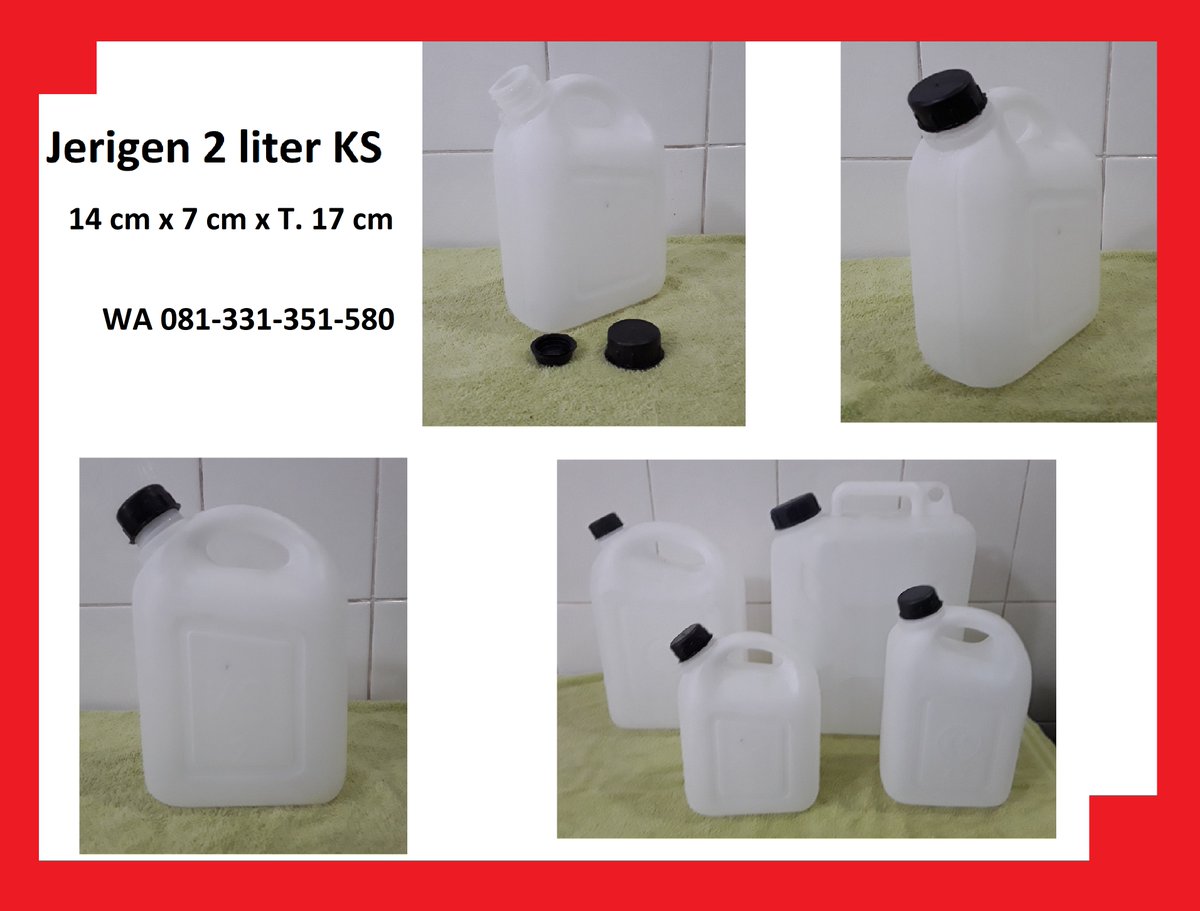 selatan_jaya's tweet photo. π₯ JERIGEN PLASTIK 2 LITER KS π₯
Ukuran: 14 cm x 7 cm x Tinggi 17 cm
π WhatsApp: 081-331-351-580 π¬ Jalan Songoyudan 33, Surabaya
#JerigenPlastik #tokoplastikterdekatsurabaya #Jerigen2Liter #tokojualjerigenplastikdisurabaya #jualjerigensurabaya #jerigen5liter #jerigen10liter https://t.co/DZZIP3oKXY