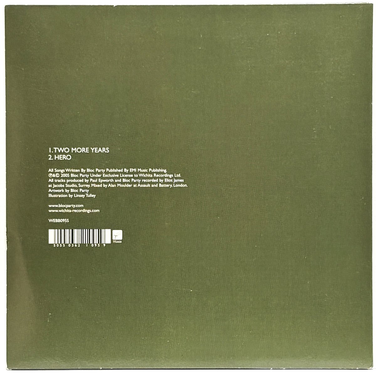 ParkingLotRec's tweet photo. 【Parking Lot Records 商品紹介 -726】
Bloc Party / Two More Years
(7 inch Green Translucent Vinyl)
■中古盤■
https://t.co/stzJfrjmWP
https://t.co/fMNkSC57vl
#BlocParty #ブロックパーティ https://t.co/g3jhjNrRTz