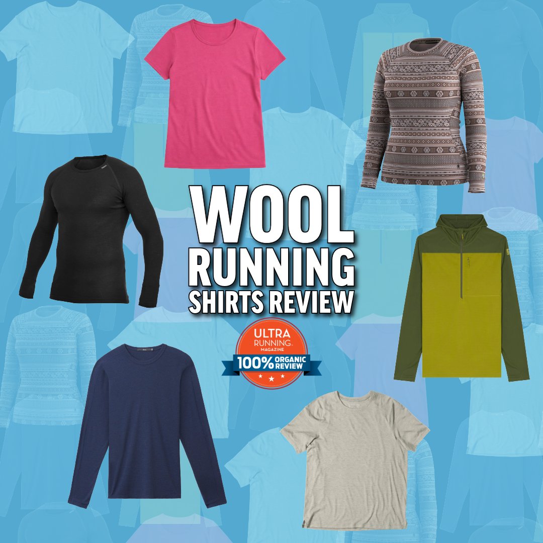 UltraRunningMag's tweet photo. Wool isn’t just for flannel season.🐑 Advances in fabric technology have made wool a versatile option for everything from warm-weather adventures to cold, demanding days on the trail. We tested six brands, read our review. ➡ https://t.co/NhPd3HHujR https://t.co/C5FlwLP8Og