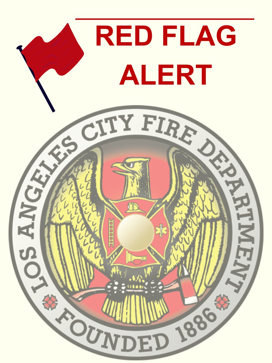 LAFDtalk's tweet photo. The Red Flag Parking Restriction Program will be activated TOMORROW MORNING at 6:00 AM and will remain in effect until AT LEAST Saturday morning.

Visit https://t.co/kALhUicfgB for up-to-date information.

@LAFDvalley @LAFDwest @LAFDcentral @LAFDsouth @ReadyLA https://t.co/cJzOQ1ykrK