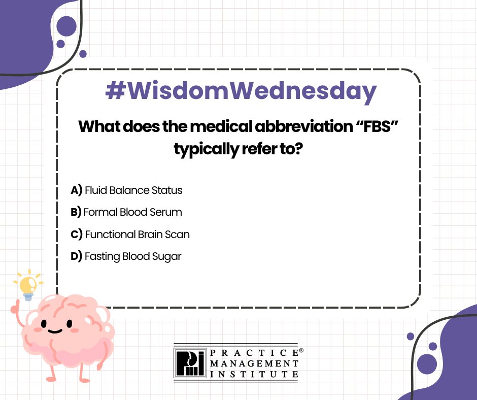 pmimd's tweet photo. 🍂 #WisdomWednesday: Medical Terminology Edition! 🩺📚

The day is almost over, but before you clock out, let’s put your medical terminology knowledge to the test! 🧠💡
💬 Drop your answer in the comments below! 👇

#PMI #MedicalOfficeProfessionals https://t.co/L35Agb5ej7