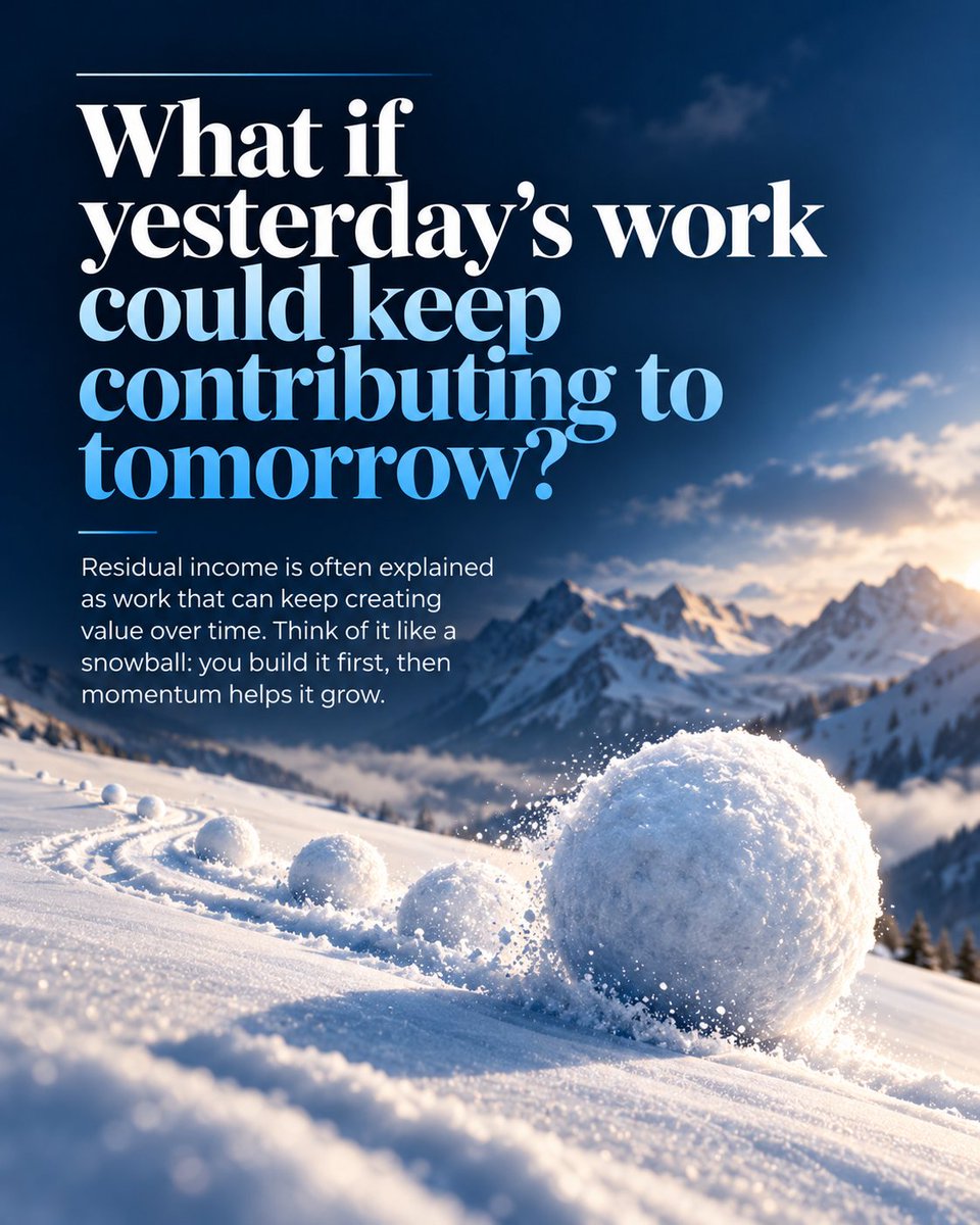 Giddens_Org's tweet photo. Big careers start with small steps. ❄️📈

Like a snowball, your hard work can build momentum and create opportunities that last.

Work today. Build for tomorrow. 🚀

#GiddensOrganization #GlobeLife #MakeTomorrowBetter #ResidualIncome #CareerGrowth https://t.co/gGnYOVuSoI