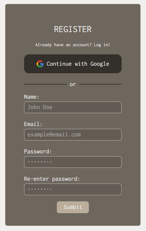 shmifful's tweet photo. Day 4 of #100DaysOfCode
User auth. The feature I dread the most when starting projects as it's the same everytime, it's long and I don't learn anything new. Fortunately, I get faster each time I implement it. Just designed the UI for now, implementation will start from tomorrow. https://t.co/kyy7HyOhL2
