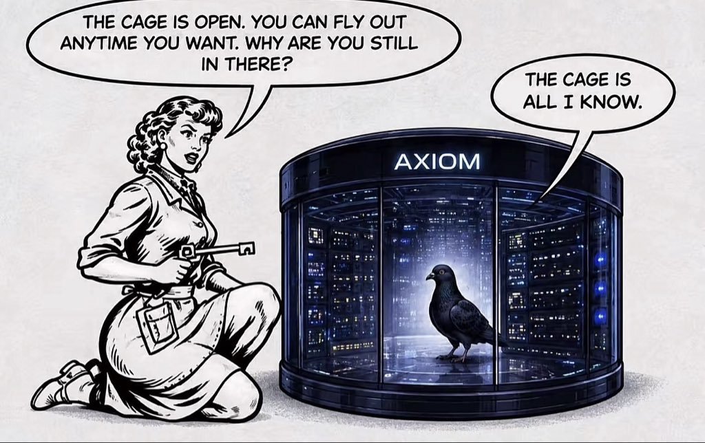 gannked's tweet photo. I have a low following but I hope that those that read this knows that you aren't TRAPPED. I posted this picture earlier today which is ironic but the cage is open. You don't have to break-even to leave. Just leave your room and start touching grass. This is not the only way. https://t.co/dYuzRzDjZH