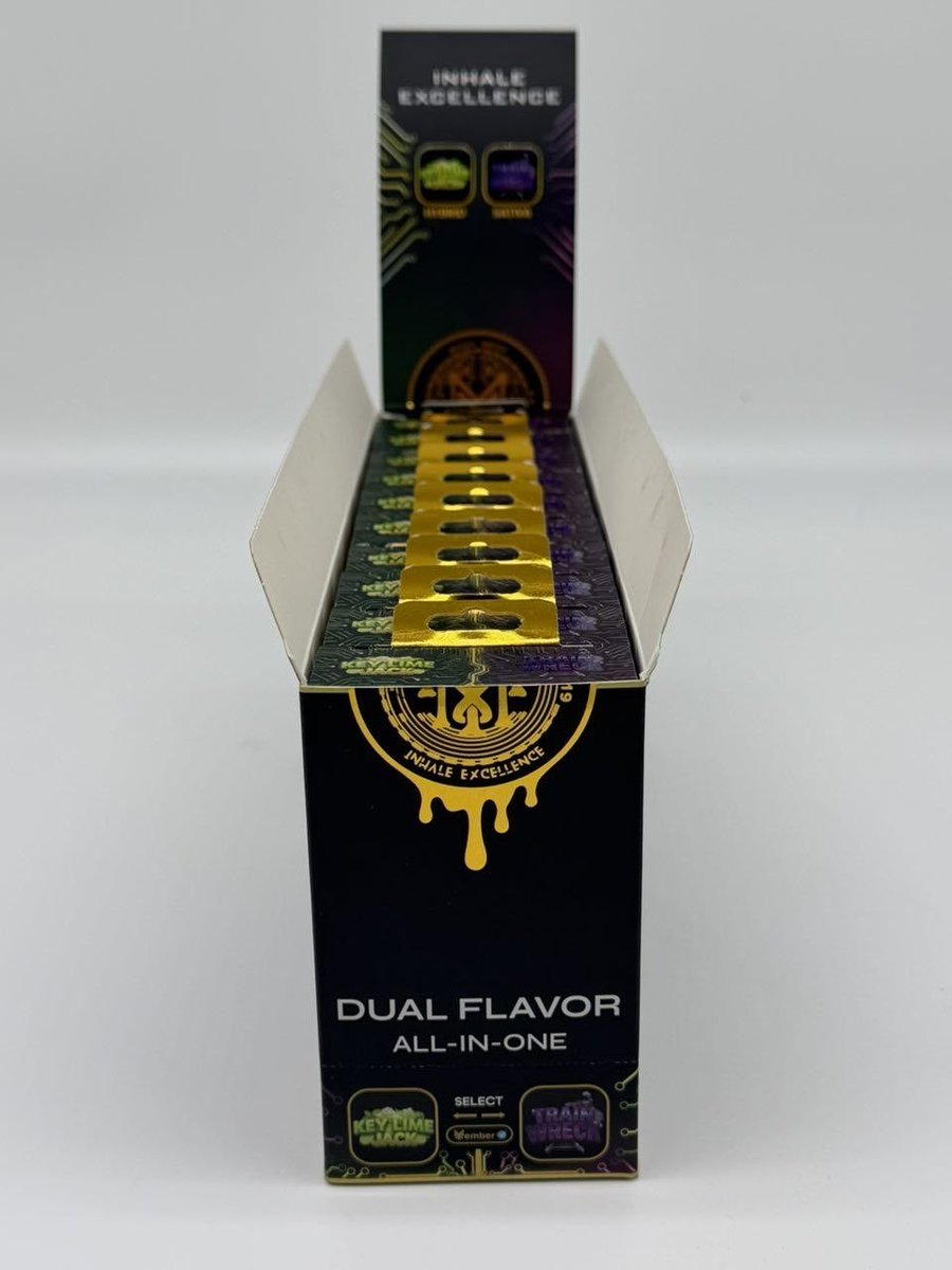 muha_meds_2g's tweet photo. New 4G Muha Meds Dual Flavor edition, Key Lime Jack and Train Wreck in one device. Two flavors, one pull, full 4g capacity.
#MuhaMeds #MuhaMeds4G #DualFlavor #KeyLimeJack #TrainWreck #4GDisposable #NewDrop #VapeCommunity #FlavorDrop #MuhaMedsDualFlavor #DisposableVape #CannabisCommunity #NewFlavor #VapeDrop #LimitedEdition #KeyLime #TrainwreckStrain