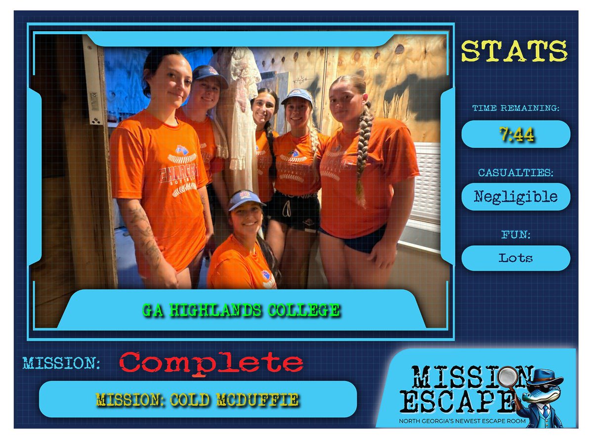 stf3333's tweet photo. Today’s Practice was a little different for the Girls. Promoting Teamwork and leadership. Proud to say all 3 groups escaped their rooms. https://t.co/B2qxM2bizB