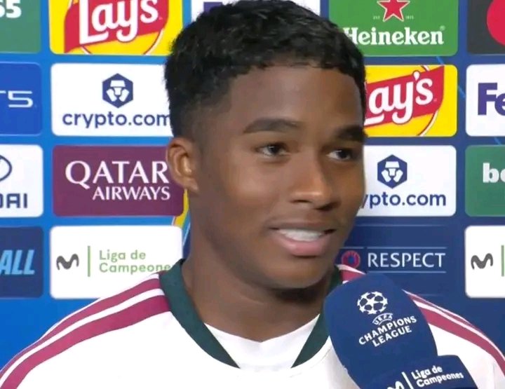 rubanijnr's tweet photo. Endrick: "I was sitting on the bench TALKING TO GOD. Suddenly, they told me I was coming on, I had no idea I'd come on that early. I am SO, SO HAPPY.

"I LOVE Real Madrid, I LOVE being on the pitch, where I belong, where I feel happy, and I love to help the team." https://t.co/8RB7N5fUJm