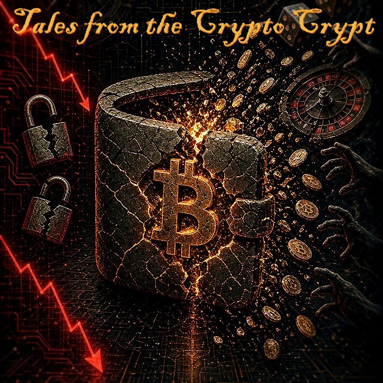 Real2Witnesses's tweet photo. What if the main reason crypto currency was created, was for the specific reason that it is the easiest currency to hack, trade and increase or decrease in value. But most importantly to the thieves, it is the EASIEST to steal from crypto accounts and crypto wallets. “Not Secure”. NOT a good investment; one of the worst POSSIBLE investment models EVER created.

A lot of high tech ‘computer hacks’ are just WAITING for people to make mistakes. This is HIGH STAKES trading and investing – without hardly any financial security safeguards. Someone has to LOSE their coin accumulation in order for someone ELSE to win – instead of making a ‘REAL’ financial investment in human potential.

If your account is hacked? - you are in NO way protected. When Bitcoin is STOLEN? - the thief typically converts the funds to cash IMMEDIATELY, making the funds irretrievable. And then, there is a whole slew of recovery scams that are just waiting for people who are trying to get their stolen crypto back - so that they can lose even more. All in all it’s “a bad deal” - and best to avoid.

The inherent dangers of buying crypto currency, range from extreme market volatility to severe structural and security risks that can result in the total loss of your capital. Because crypto currency operates independently of traditional banking systems, it lacks standard consumer protections. But for those who absolutely love high stakes gambling and have got money to lose? – it’s the perfect fit, hands down.

Disclaimer: Discernment

Image text: Tales from the Crypto Crypt