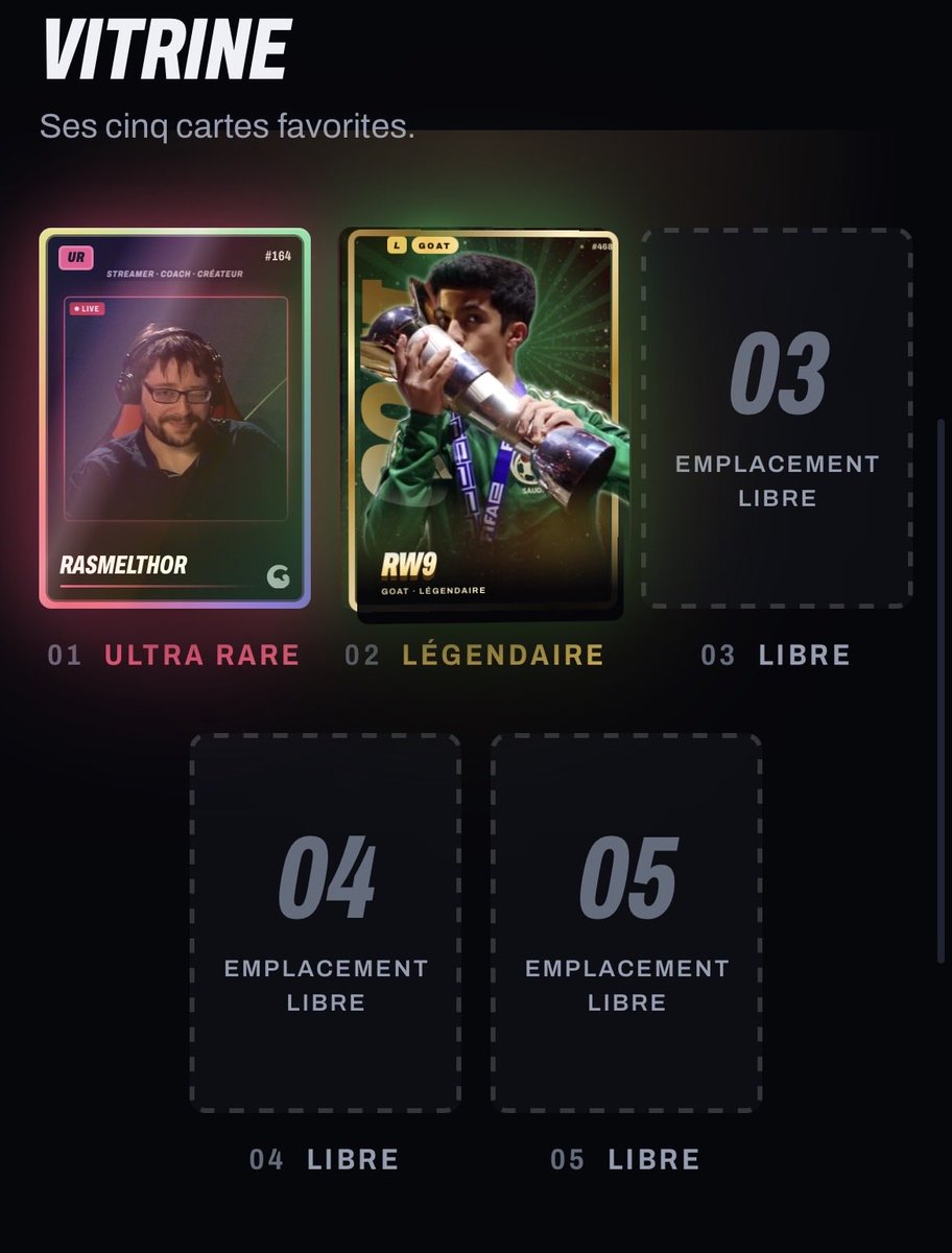 Warthrl's tweet photo. Déjà 13e au classement des plus chanceux !!! @Gil_2coach #gil2cards https://t.co/3s1tv5sYfM