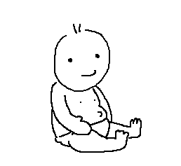 Milk4EverToast's tweet photo. @GarlotsBack Drew a Normal Baby to ease you https://t.co/dlGsLfCAP3