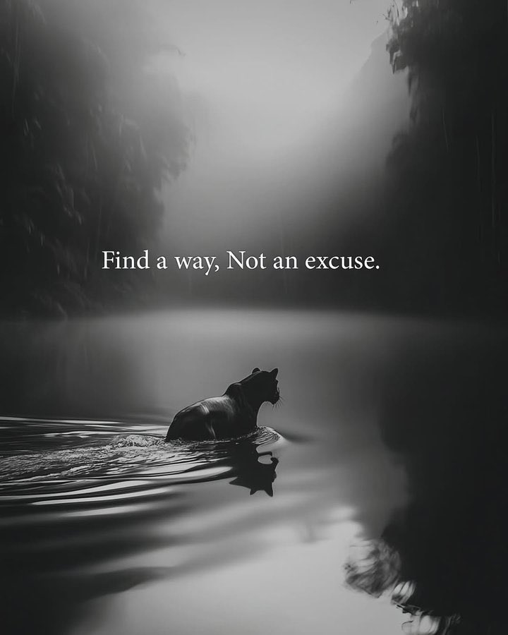 daangitskarina's tweet photo. Find a way, not an excuse. https://t.co/meegqs3tH2