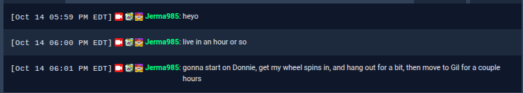 dukes55710's tweet photo. #jermatwt #jermaupdate

So Jerma will Stream in an hour or so
He's gonna play as Donnie for a bit and then move to Gil.

[4:00PM PST / 7:00PM EST] https://t.co/jPT4jJFprv