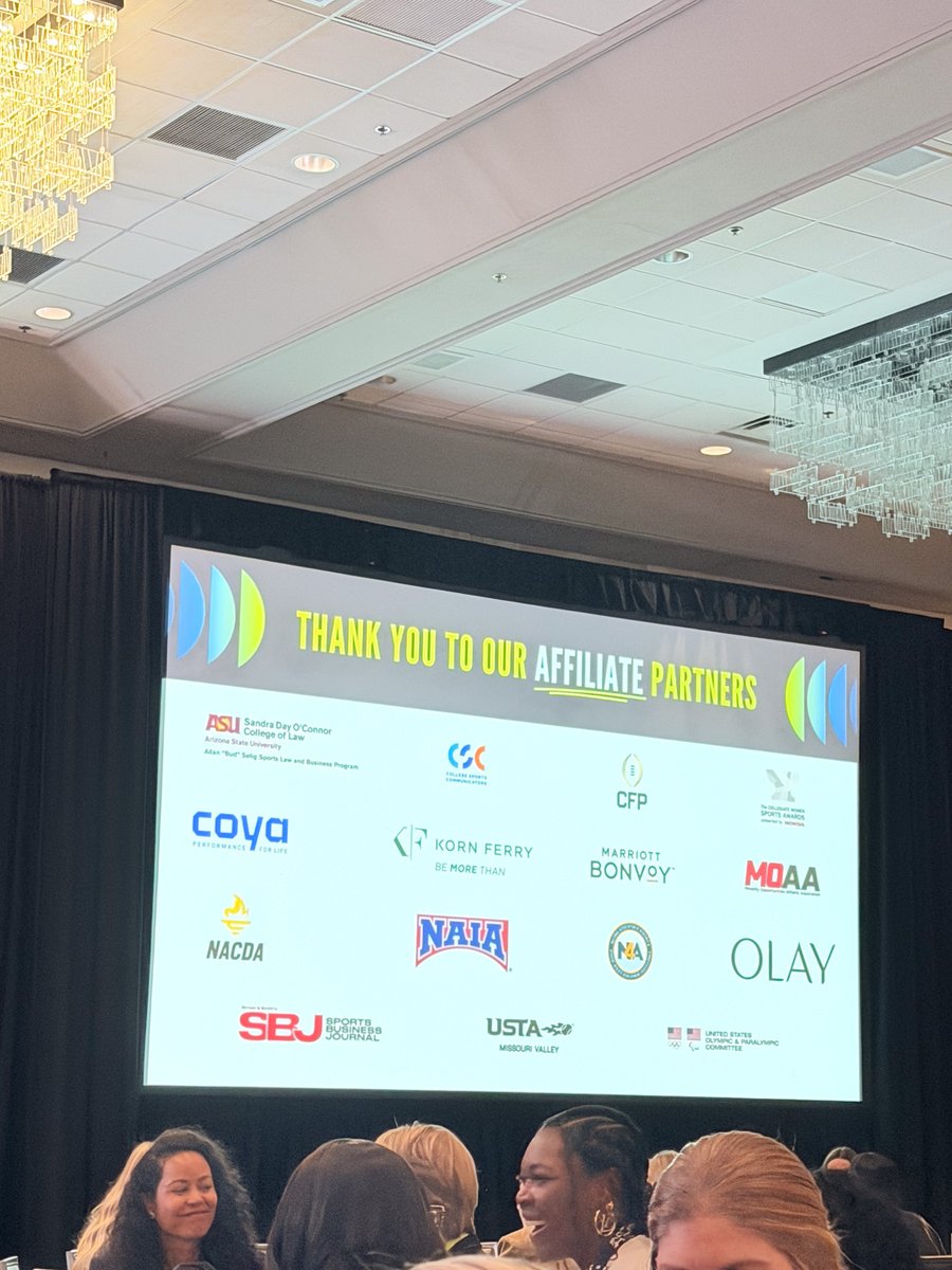 CollSportsComm's tweet photo. CSC Director of Operations and Professional Development Becky Griesmer and Director of Creative Services Regina Bolin attended the 2026 @_WomenLeaders National Convention in Chicago!

Three days full of powerful conversations and stories from influential leaders, paired with practical insights and actionable leadership strategies from industry experts 🙌