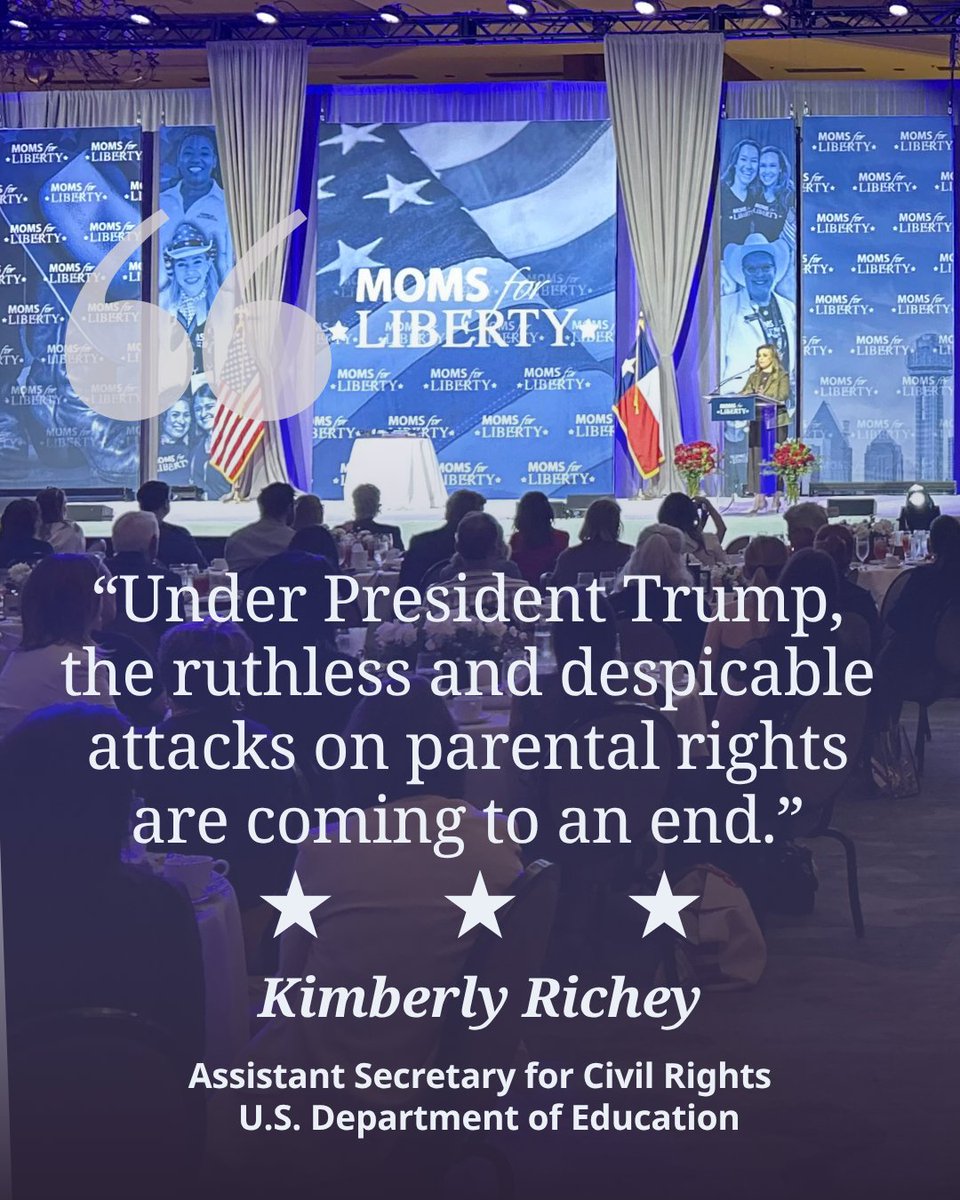 usedgov's tweet photo. Parents were treated like a domestic threat by the previous administration – no longer. 

The Nuclear Family is the foundation of society; this administration will fight for and protect parental rights. https://t.co/DaNIQsVOPv
