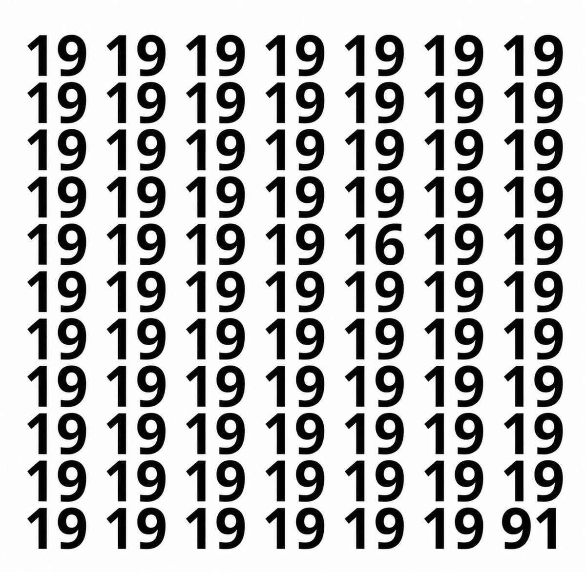 TatianeFeitos's tweet photo. Consegue achar os dois em menos de 10 segundos?
Comenta o que você viu 👇
#Desafio #EncontreONúmero #Tatianefeitos https://t.co/v5hmKdZzpS