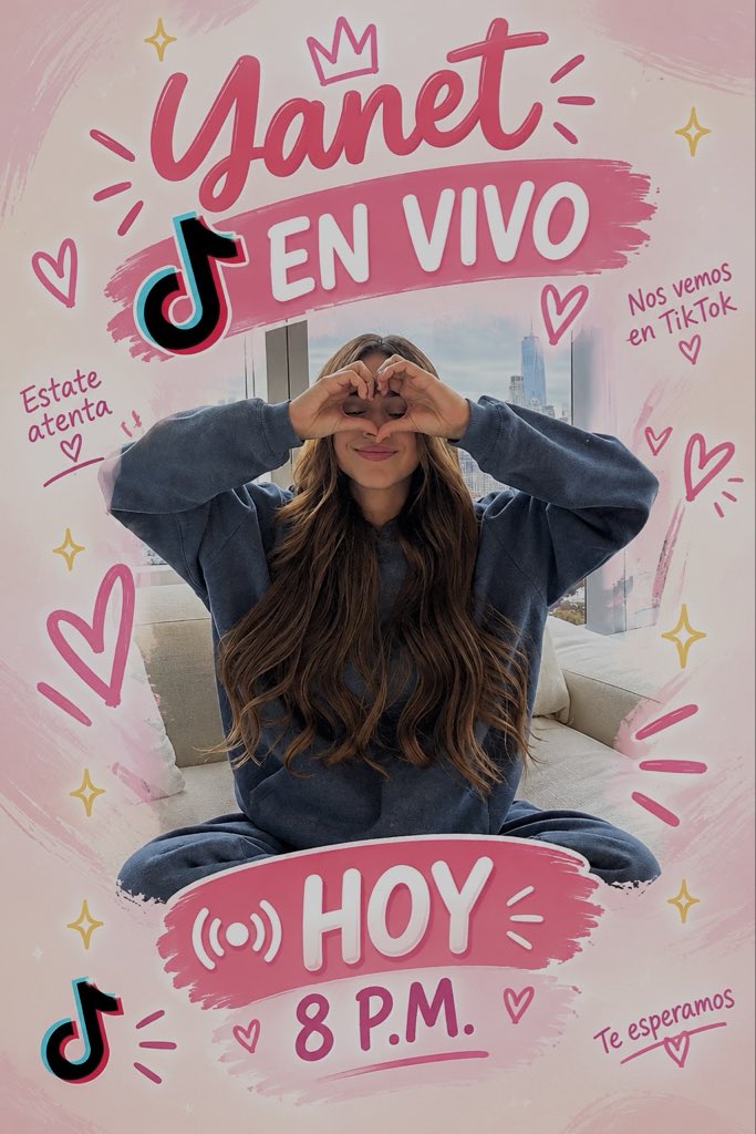 Brianetoficial's tweet photo. ¡HOY TENEMOS DOBLE CITA! 🤩✨

¿Ya están listos? 👀 Esta noche se disfruta por partida doble, así que preparen sus notificaciones porque tenemos dos lives que no se pueden perder. 

🕗 8:00 P.M. — Yanet en TikTok
Acompañemos a Yanet, regalémosle mucho amor y hagamos que sienta todo nuestro apoyo.

🕙 10:00 P.M. — Bri en TikTok
Y más tarde, nos vamos a una noche de terror 👻🕸️ ¿Quién se atreve a acompañarla?

Dos lives, dos motivos para estar presentes y todo el cariño para ellas. 💞

¡Nos vemos en los comentarios apoyándolas como siempre! 

#Brianet
#TeamYanet 
#TeamBrianda
