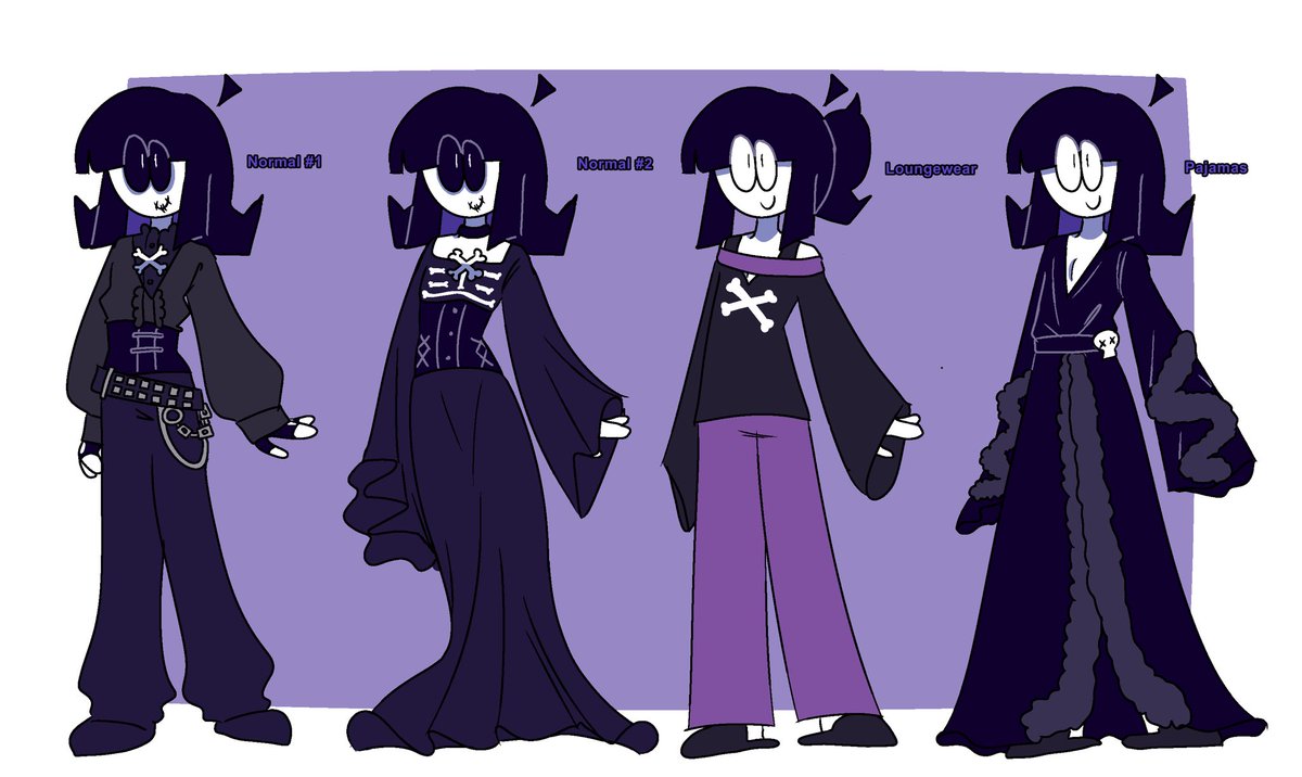 rosevude's tweet photo. #spookymonth some outfits for my adult skid design!!!i actually enjoy drawing him a lot. my gnc lil guy🥹🥹 https://t.co/W8kbtuGgH6
