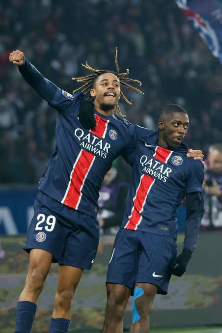 Youssnk's tweet photo. La story Instagram d’Ousmane Dembele concernant le triplé de Barcola 🥹 https://t.co/Zqsk0U0MdL