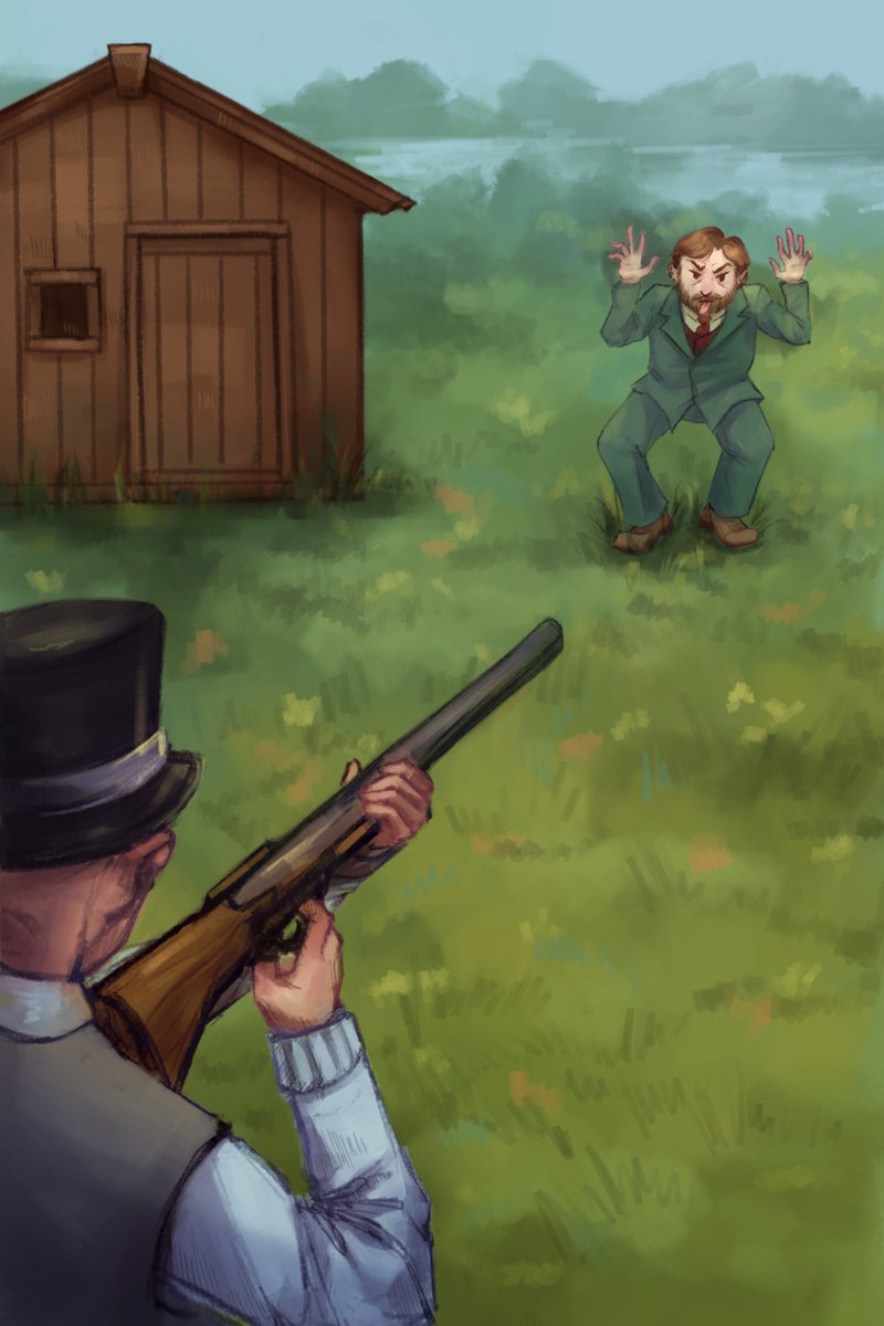 Mirmonted's tweet photo. Day XIII. Hunting
He had enough...
#laketober2026 https://t.co/Buvg6eHPXP