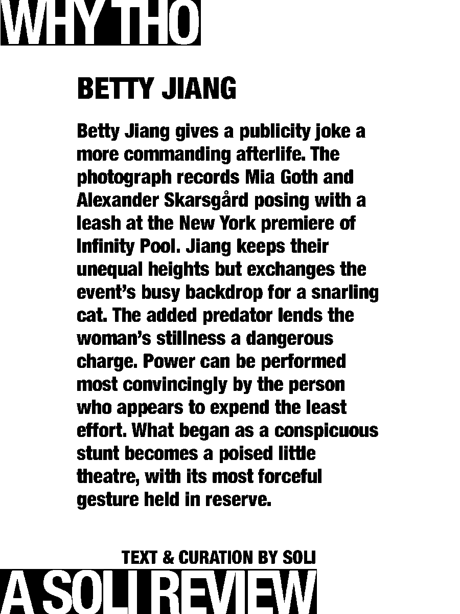 solisolsoli's tweet photo. Keeping my temper in the background · Betty Jiang https://t.co/5YBFgm4RfK