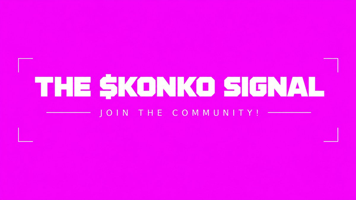 konkosol's tweet photo. IF YOU KNOW, YOU KNOW. 

THE $KONKO SIGNAL IS OUT. WHO'S HERE? 
COMMENT “$KONKO” BELOW.
TG: https://t.co/AbebBnKjmp https://t.co/SQHVh8K6NZ