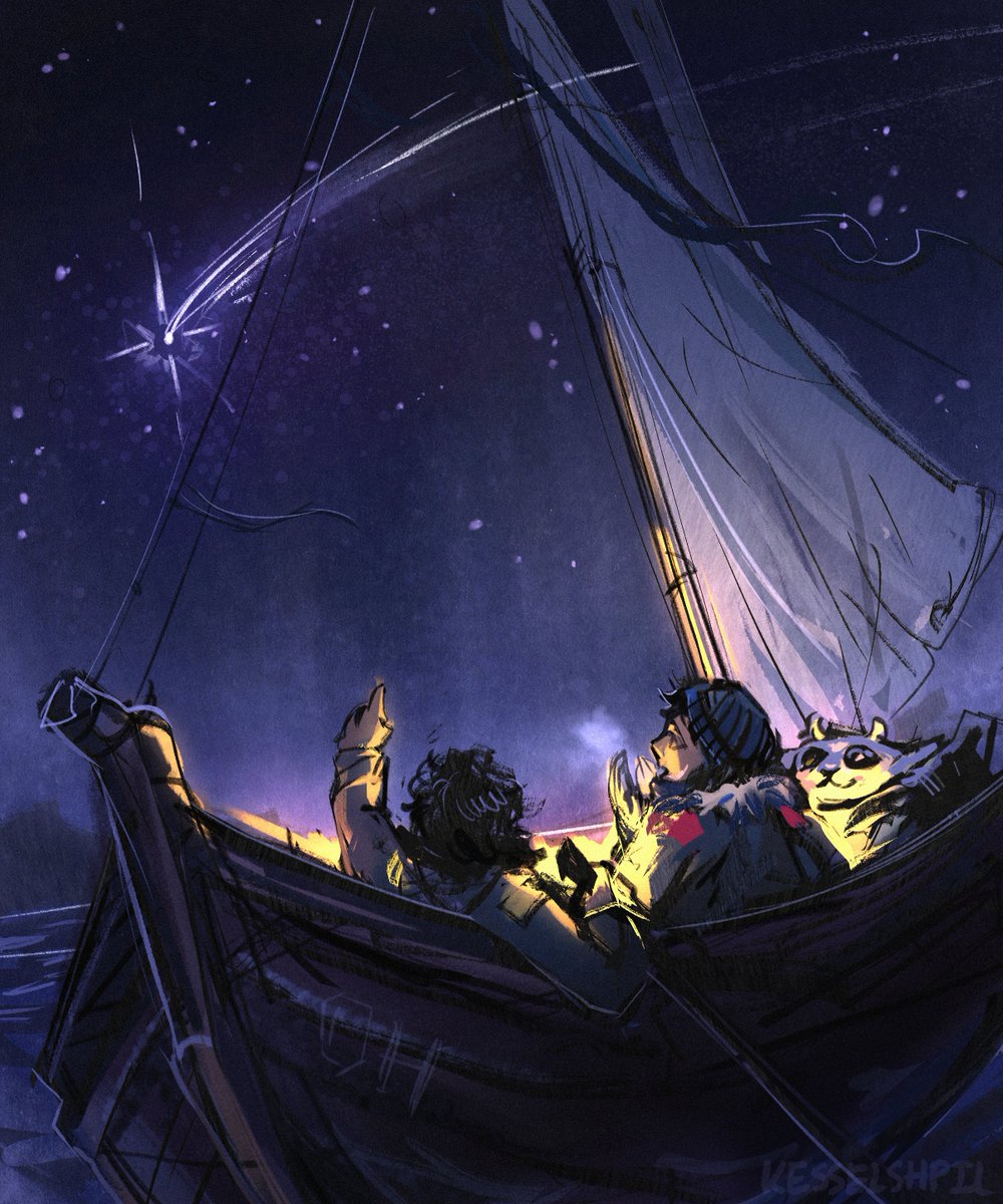 KesselShpil's tweet photo. Day 14 - Stargazing 

#cliqueart #Cliquetober2026 #twentyonepilots https://t.co/EV7XApnRru