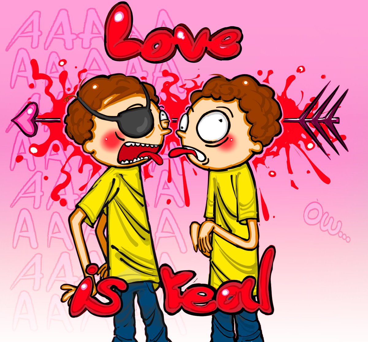 DoctorAiama's tweet photo. #Mortycest #Pemorty #MortySmith #EvilMorty https://t.co/goNyT9JTb5