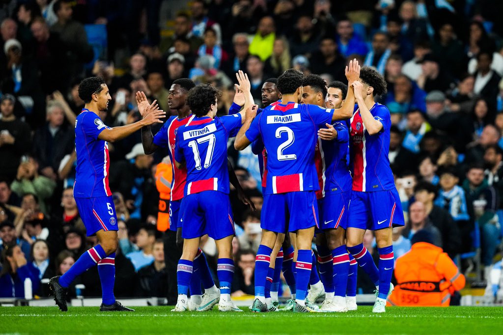 Odds8point's tweet photo. PSG are now unbeaten in their last 10 UCL matches against EPL TEAMS .

WWDWWWWDWW

Vs Aston Villa   (2-1)
Vs Tottenham  (5-3)
Vs Newcastle   (1-1)
Vs Chelsea.       (5-2)
Vs Chelsea         (3-0)
Vs Liverpool       (2-0)
Vs Liverpool.      (2-0)
Vs Arsenal           (1-1)
Vs Aston Villa    (2-1)
Vs Man City.         (4-2)

Dominance !
#psg #ucl